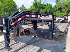PJ Trailers USED 24'x102" Deckover Flatbed Trailer
