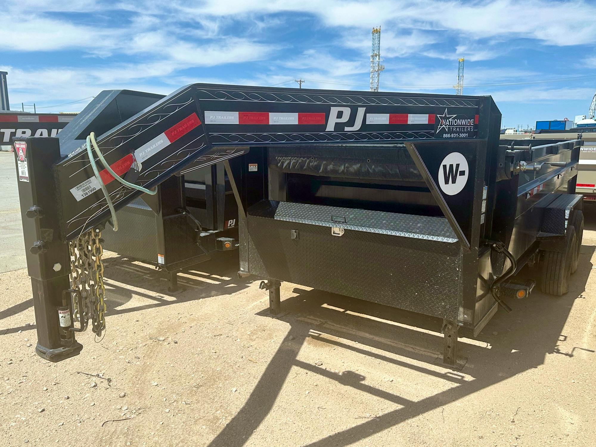 PJ Trailers USED 14'x83" Dump Trailer w/ 3ft Sides (DM) - Stock #41735 - Image 1 of 7