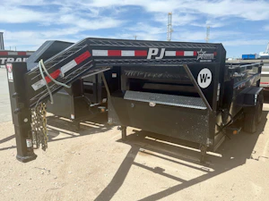 PJ Trailers USED 14'x83" Dump Trailer w/ 3ft Sides (DM)