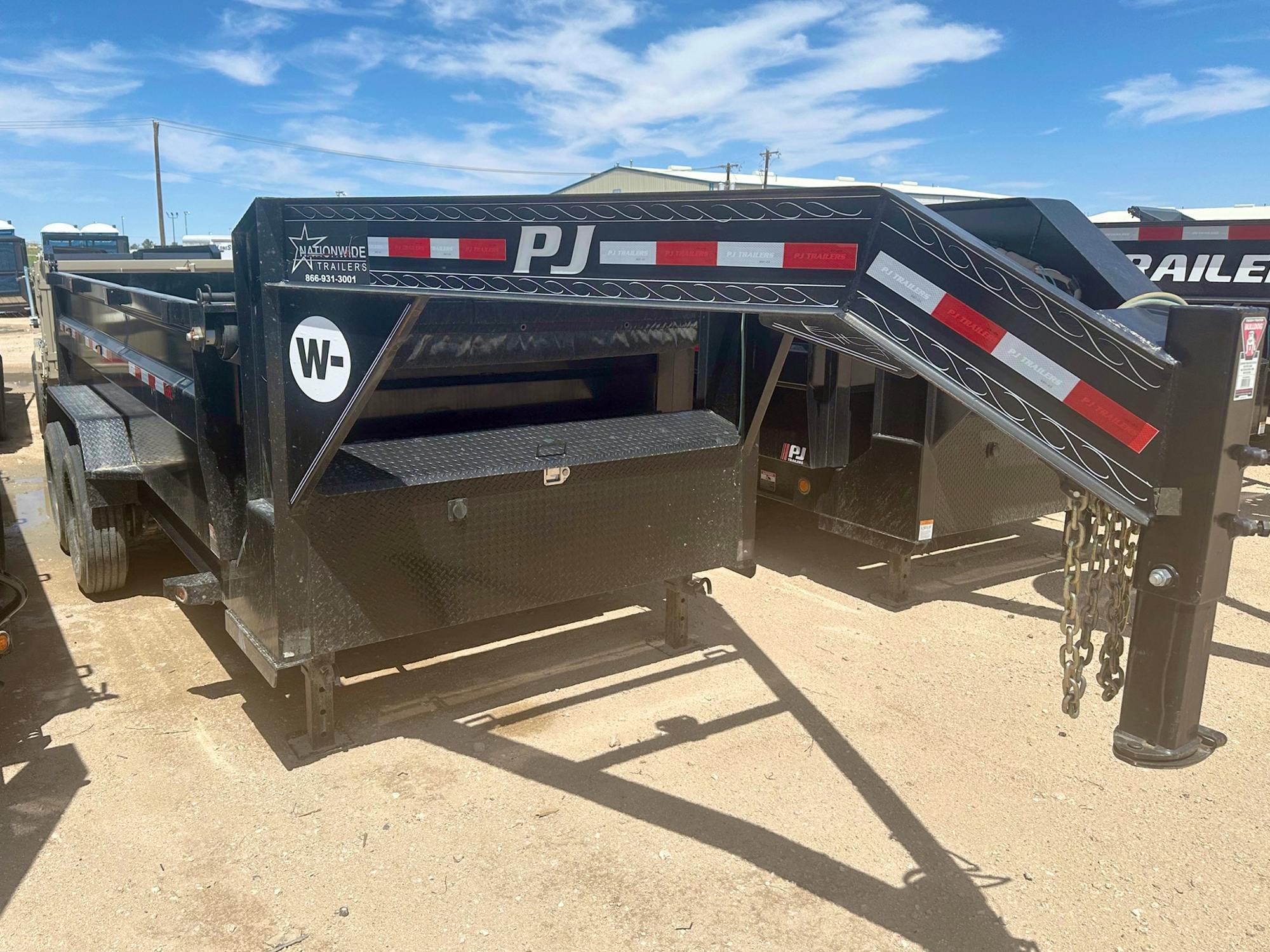PJ Trailers USED 14'x83" Dump Trailer w/ 3ft Sides (DM) - Stock #41735 - Image 2 of 7