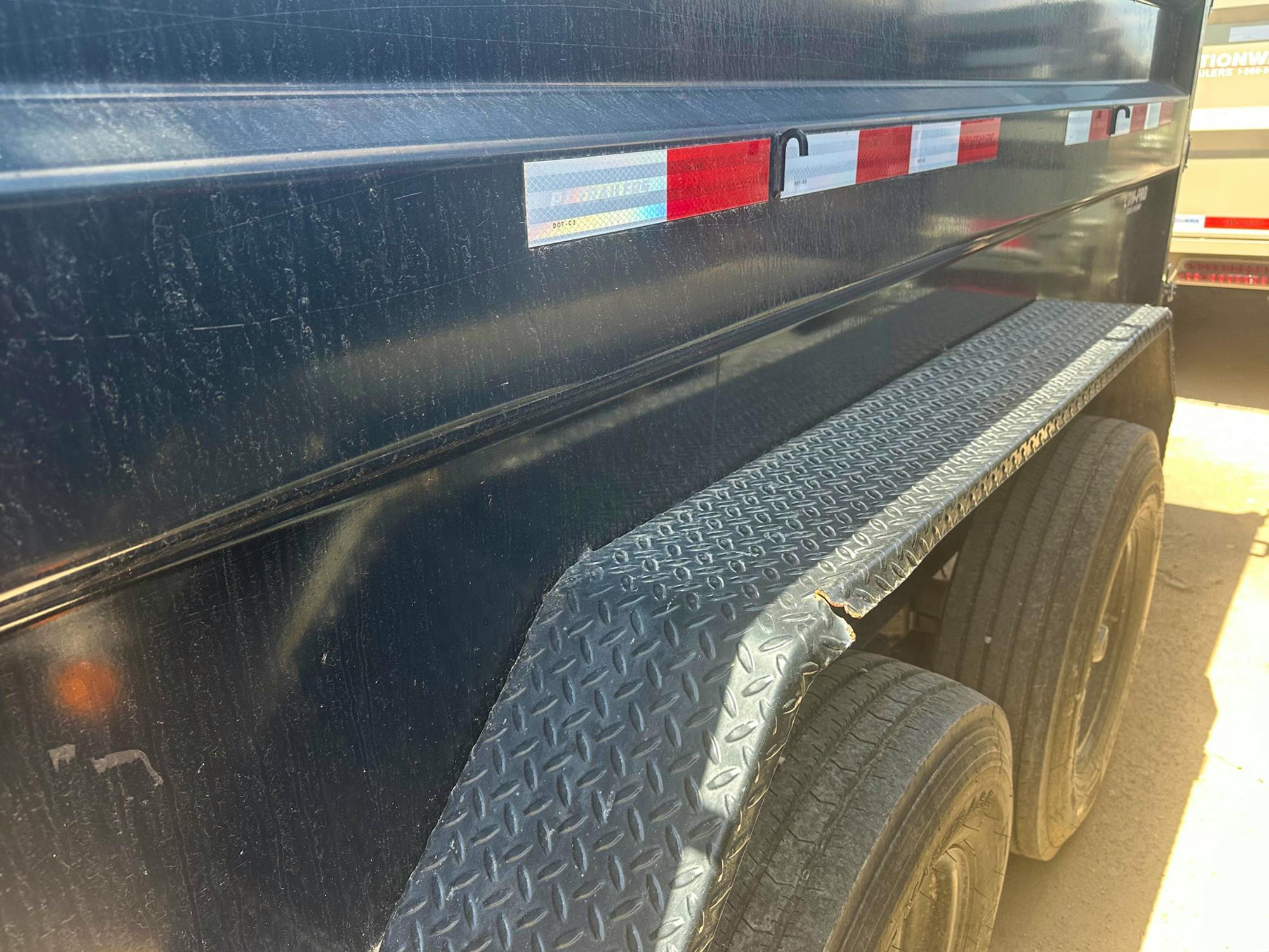 PJ Trailers USED 14'x83" Dump Trailer w/ 3ft Sides (DM) - Stock #41735 - Image 7 of 7