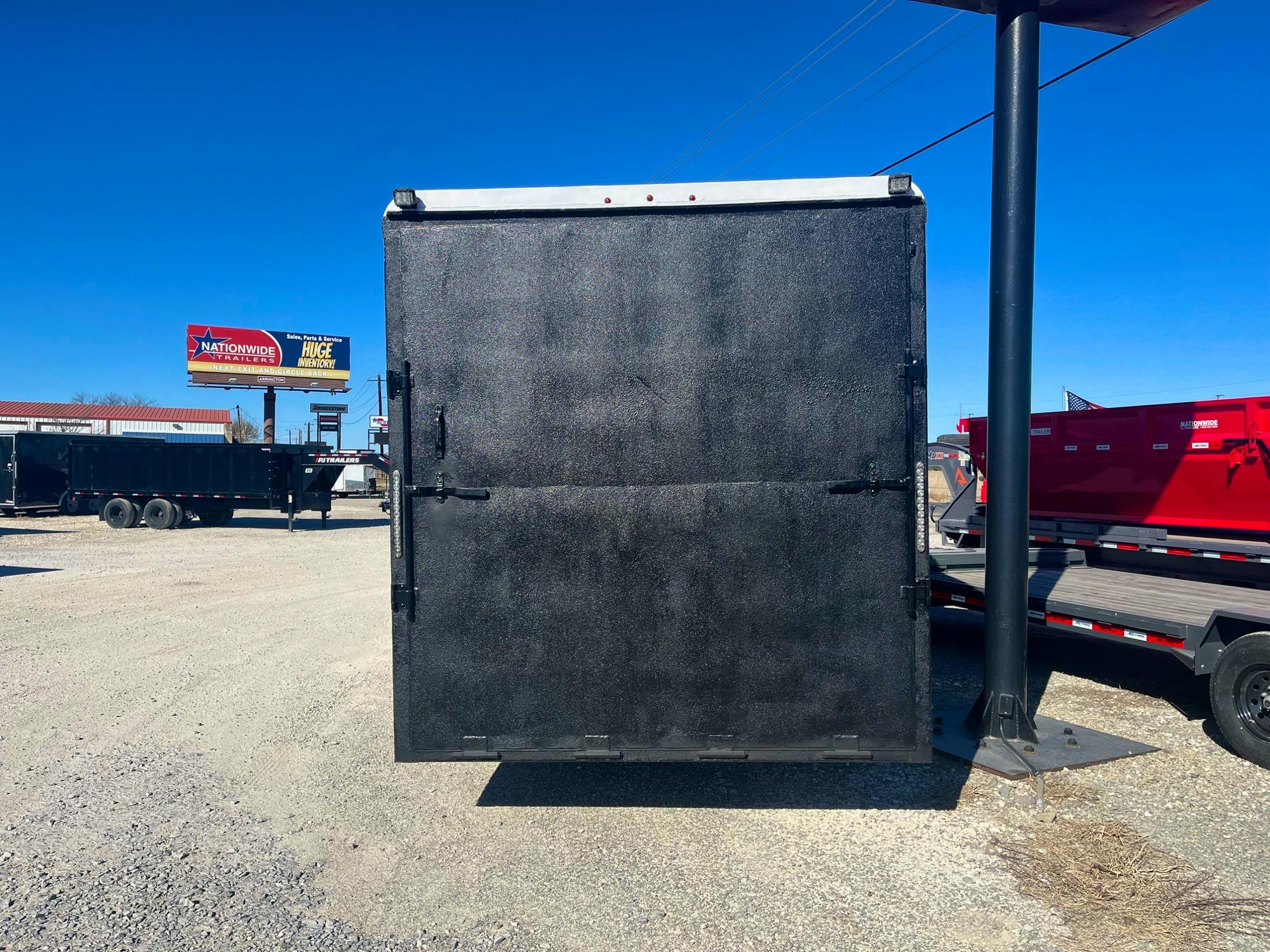 LoneStar 7.10'x24' 14k Steel Enclosed Cargo Trailer w/ Rear Ramp Door (C2) - Stock #57055 - Image 5 of 7