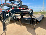 PJ Trailers USED 40'x102" Gooseneck Flatbed Trailer w/ Duals (LD) Stock #57741 - Thumbnail 1