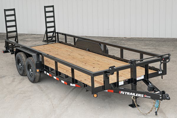 2023 PJ Trailers 20ftx83in Angle Pipetop Equipment Trailer  P8 