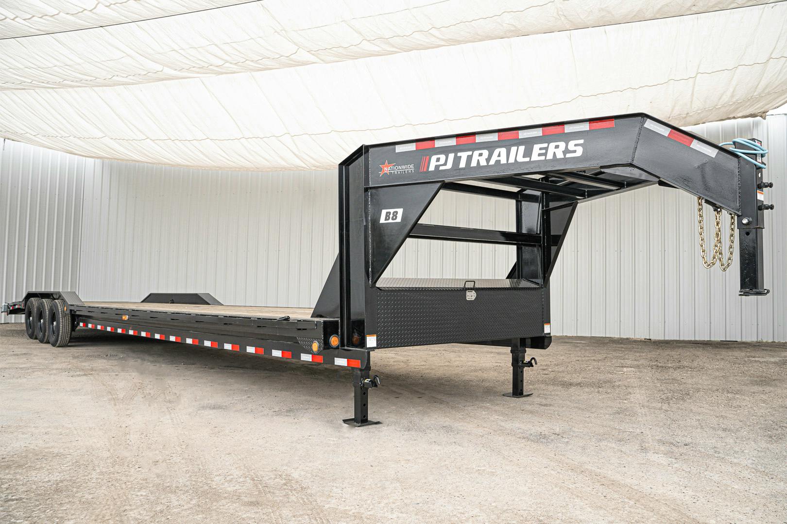 Stock 62943 PJ Trailers 40ftx81in GN 8in Channel S W Equipment