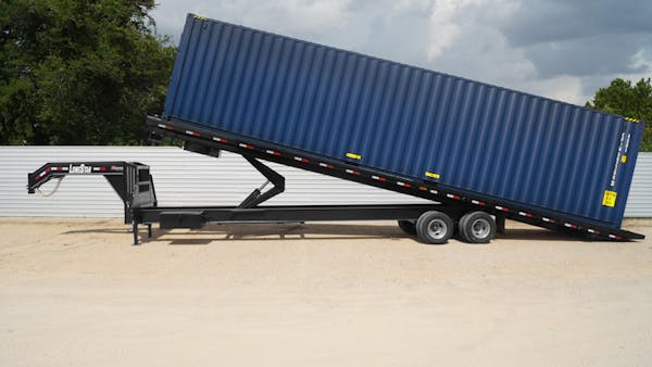 2024 LoneStar 40ftx102in Tilt Shipping Container Trailer w  Duals  TC 
