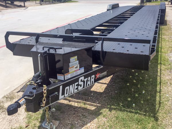 2024 LoneStar 36ftx83in Lo Deck Car Trailer w  8ft Dovetail  AL 
