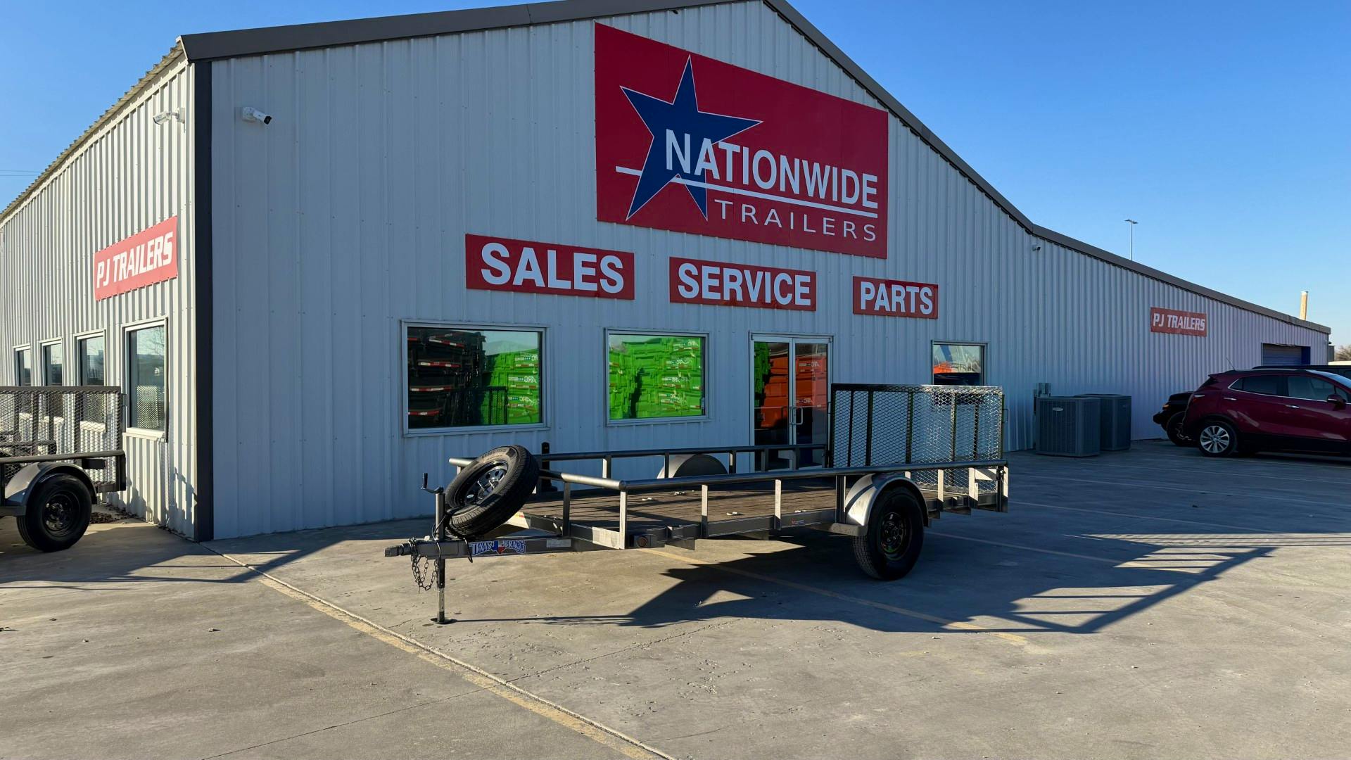 Texas Bragg 14'x77" Utility Trailer w/ 3' Gate (U1) - Stock #65694 - Image 1 of 1