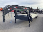 LoneStar 32'x102" Gooseneck Lo-Pro Flatbed Trailer w/ Singles (LS) Stock #65909 - Thumbnail 1