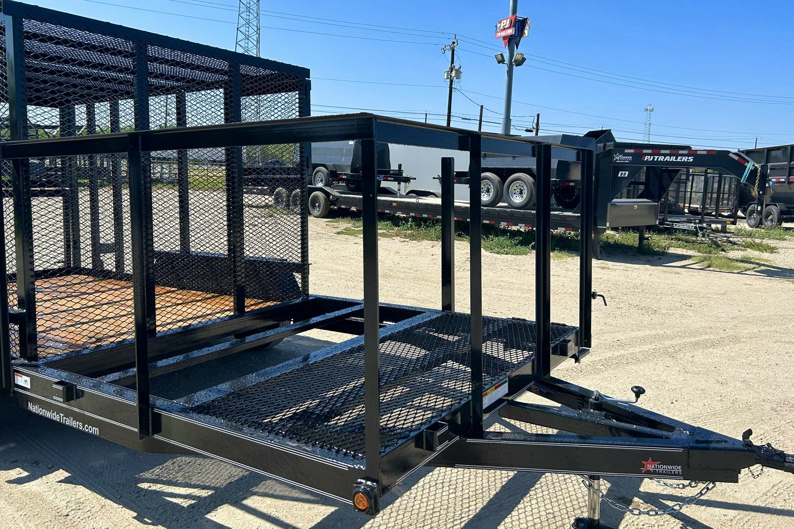 Stock 66213 Texas Bragg 18ftx83in Porta Potty Trash Trailer w Tandem