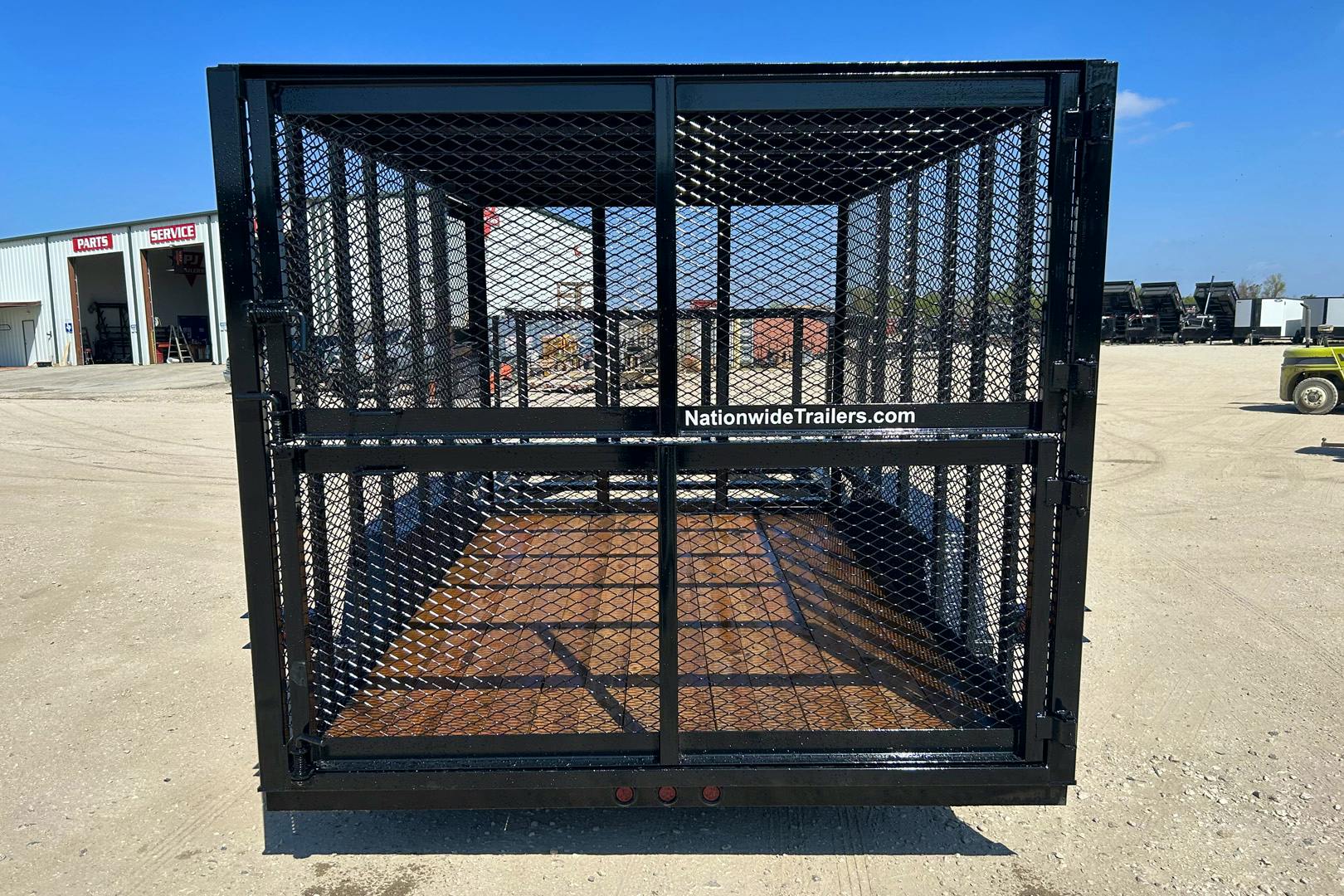 Stock 66213 Texas Bragg 18ftx83in Porta Potty Trash Trailer w Tandem