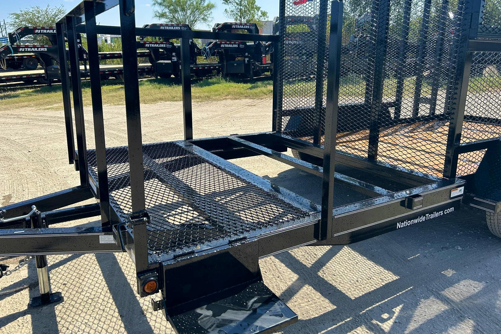 Stock 67289 Texas Bragg 18ftx83in Porta Potty Trash Trailer w Tandem