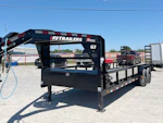 PJ Trailers 24'x83" Gooseneck Angle Pipetop Equipment Trailer (P8) Stock #68035 - Thumbnail 1