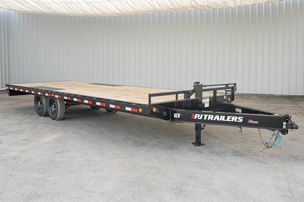 2024 PJ Trailers 24ftx102in 8in I Beam Deckover Flatbed Trailer  F8 