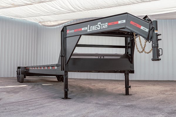 2024 LoneStar 36ftx102in Gooseneck High Deck Superwide Car Trailer  AS 