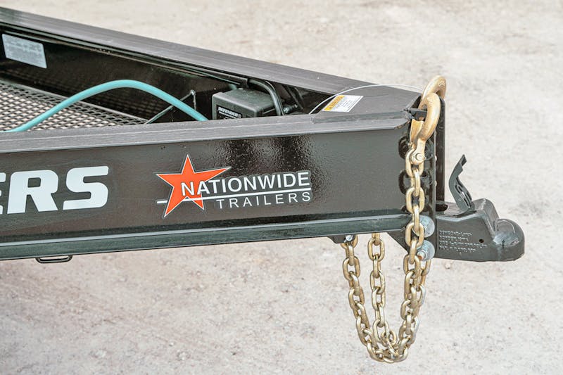 PJ Trailers 20ftx102in 8in I Beam Deckover Flatbed Trailer  F8