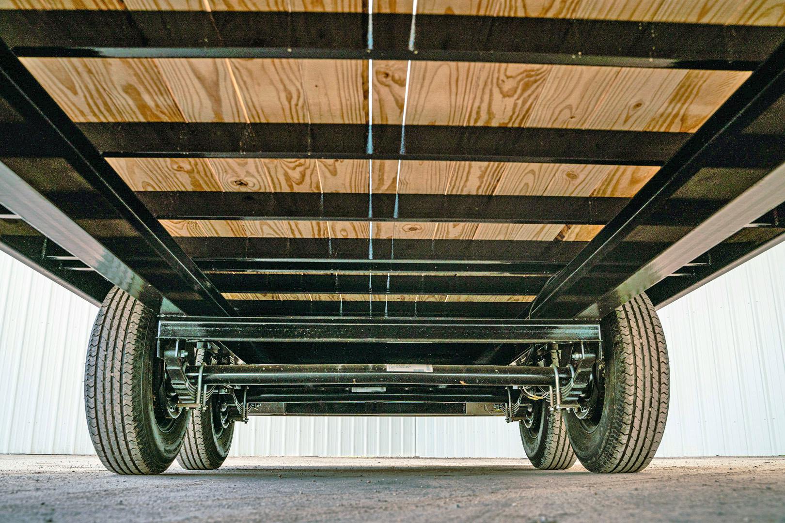 PJ Trailers 20'x102" 8" I-Beam Deckover Flatbed Trailer (F8) - Image 10