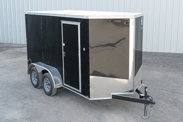 2024 Spartan 6ftx12ft Enclosed Cargo Trailer w  Rear Ramp Door  C2 