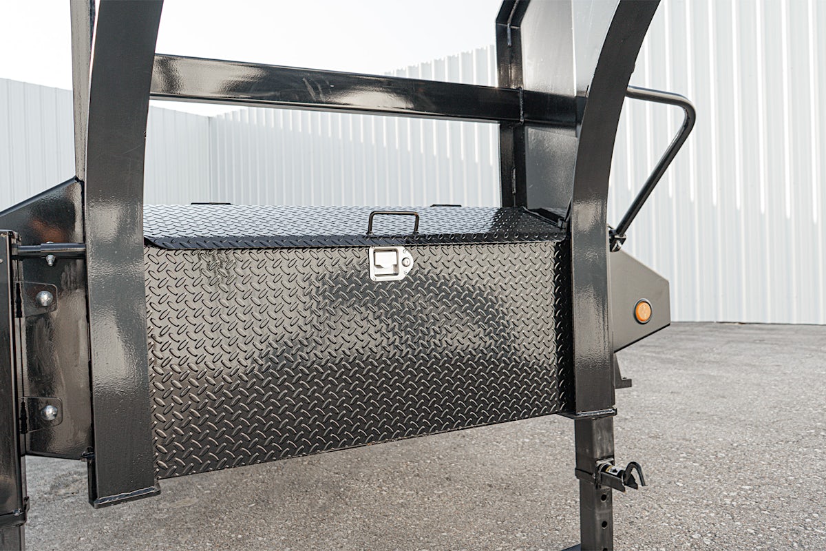 PJ Trailers 32'x102" Gooseneck Low Pro Flatbed Trailer w/ Duals (LD) - Image 11