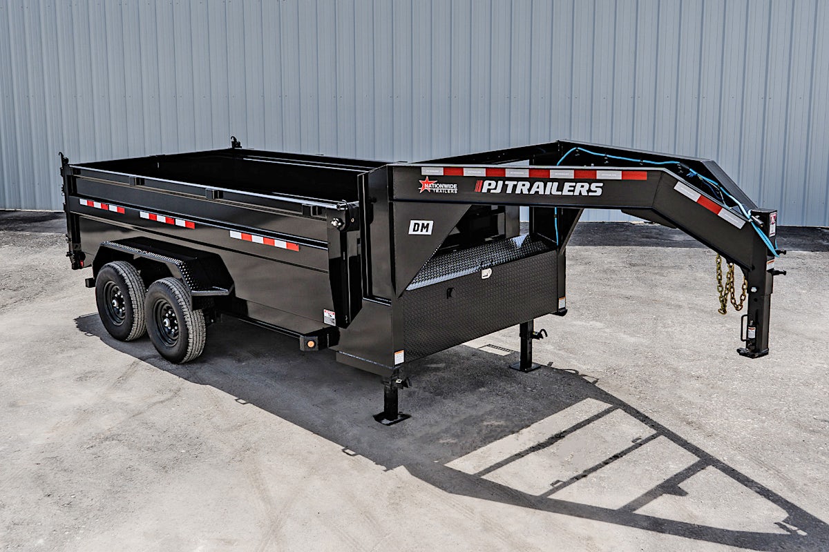 PJ Trailers 14'x83" Low Pro High Side Dump Trailer w/ 3' Sides (DM) - Image 2