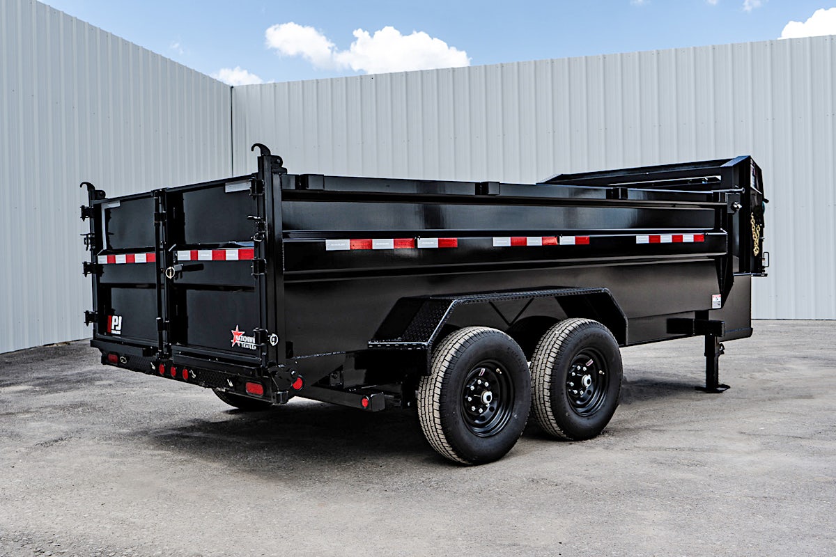 PJ Trailers 14'x83" Low Pro High Side Dump Trailer w/ 3' Sides (DM) - Image 24