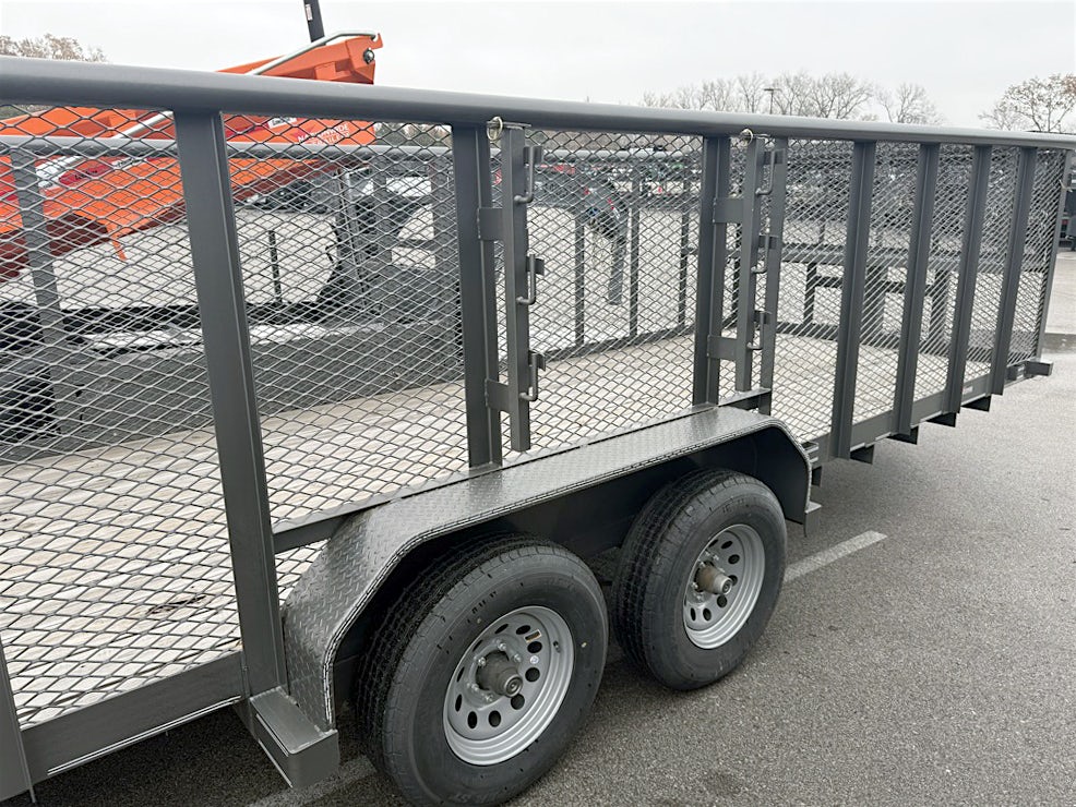 Texas Bragg 20'x83" Landscape Trailer w/ 4' Sides & 4' Gate (L2) - Image 4