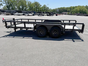 Texas Bragg 16'x83" Utility Trailer w/ Slide-In Ramps (U2)