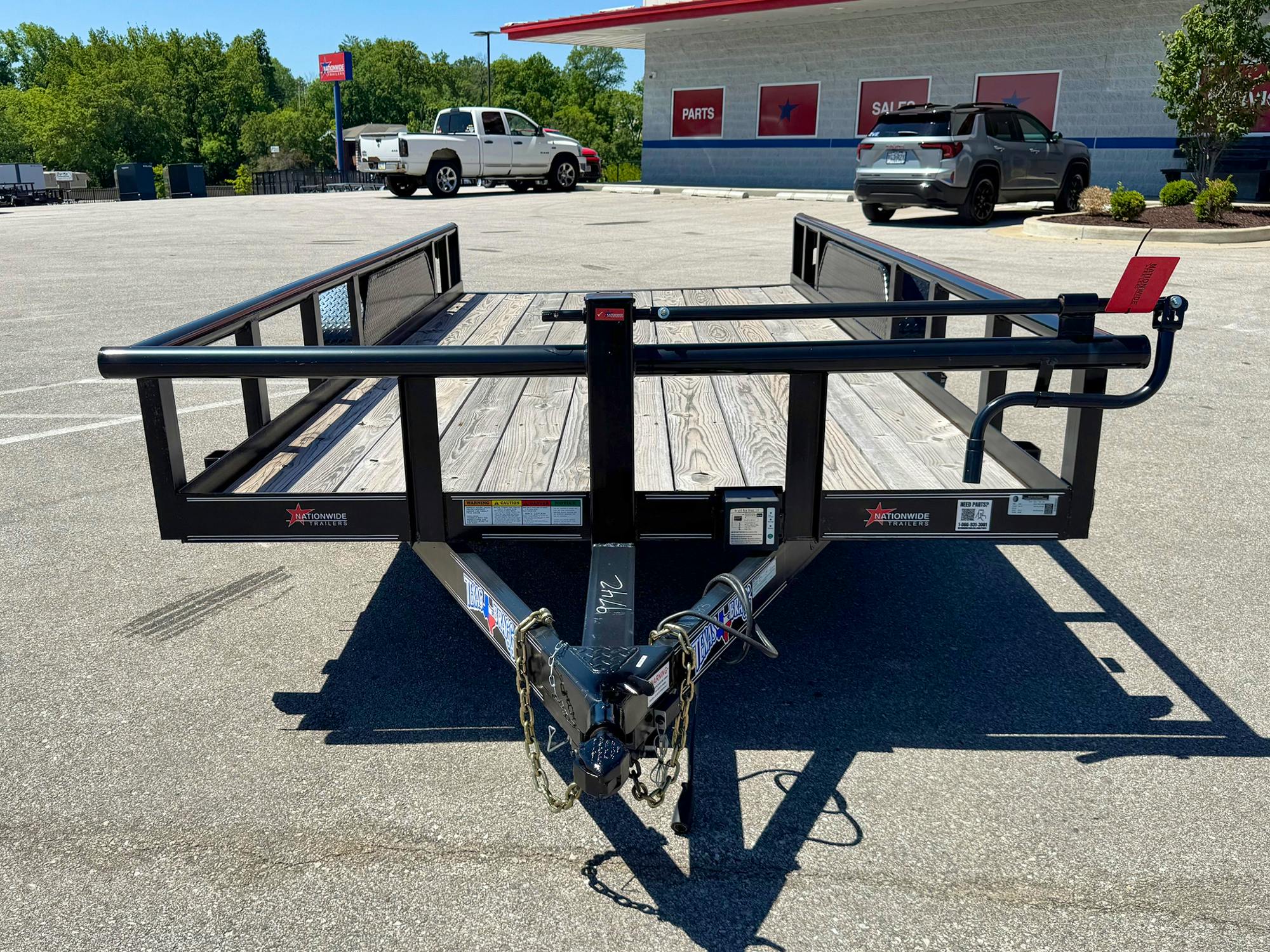 Texas Bragg 16'x83" Utility Trailer w/ Slide-In Ramps (U2) - Stock #69272 - Image 2 of 3