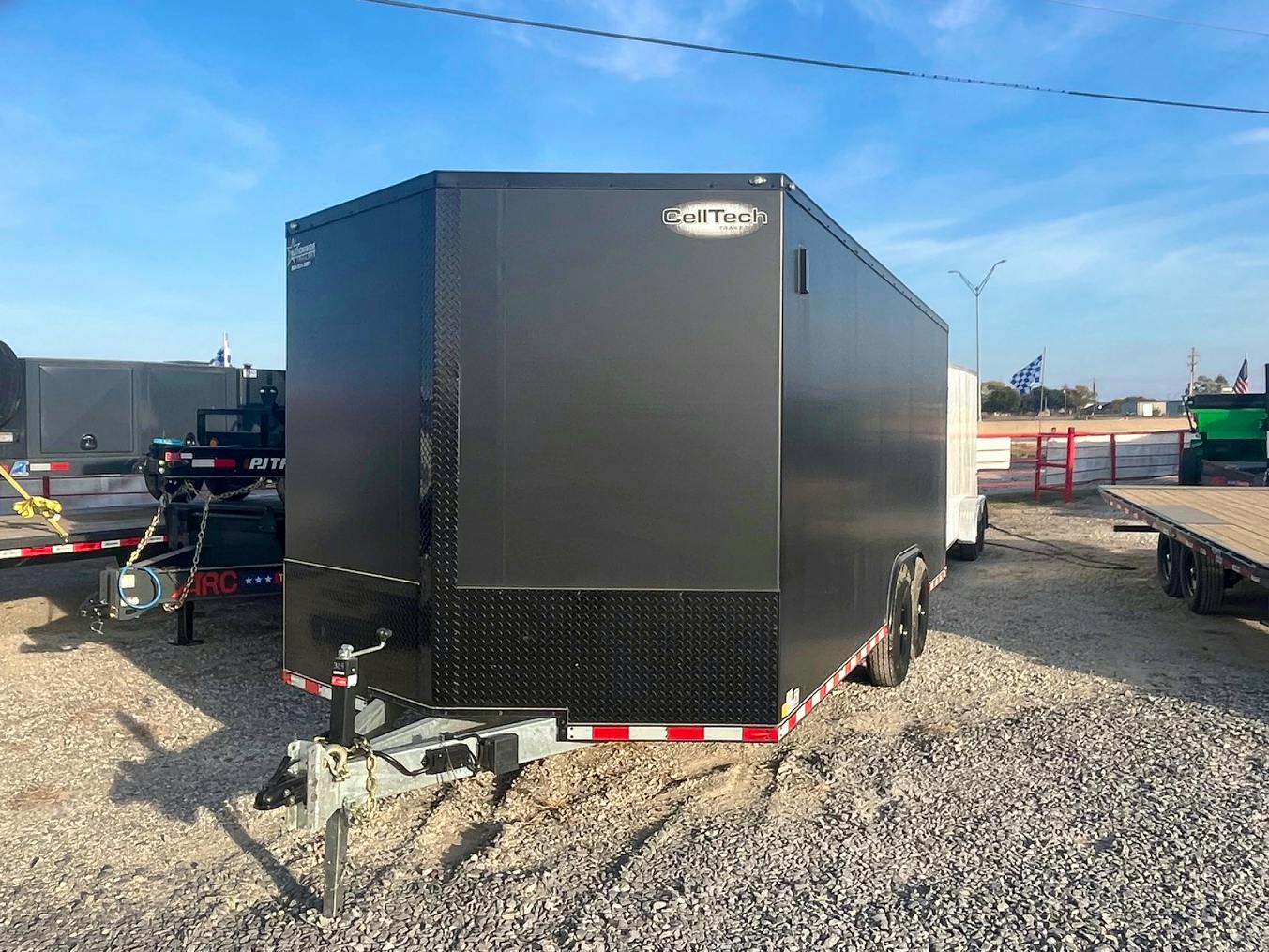 CellTech 8.5'x20' All-Steel Cargo Trailer w/Tandem Axle (E1) - Stock #69326 - Image 1 of 6