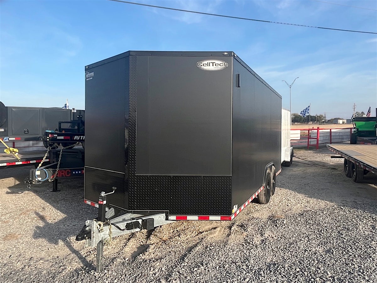 CellTech 8.5'x20' All-Steel Cargo Trailer w/Tandem Axle (E1) - Image 1