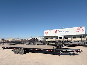 PJ Trailers 24'x102" 8" I-Beam Deckover Flatbed Trailer (F8)