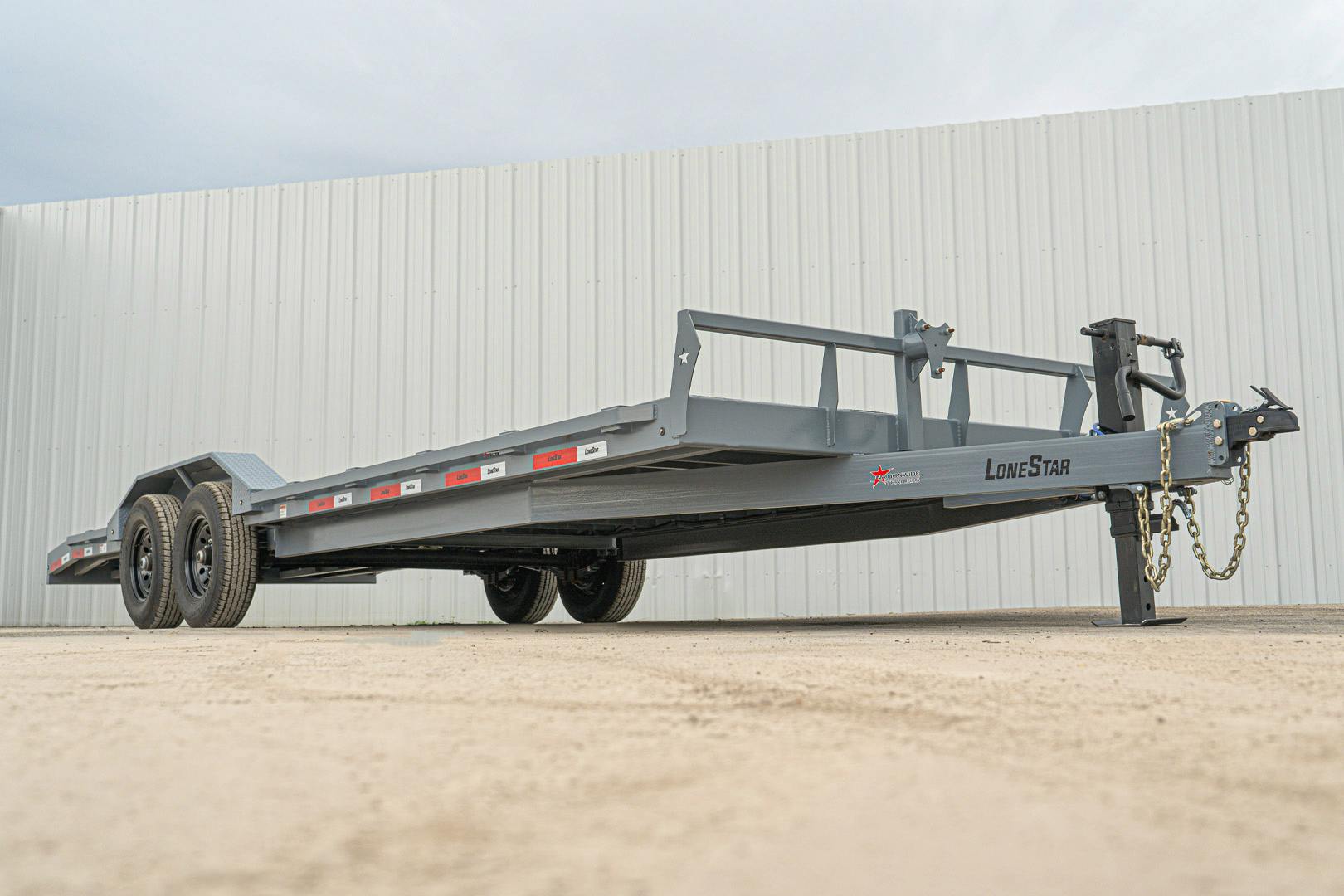 Stock 69659 LoneStar 24ftx102in 14K Superwide Equipment Trailer w