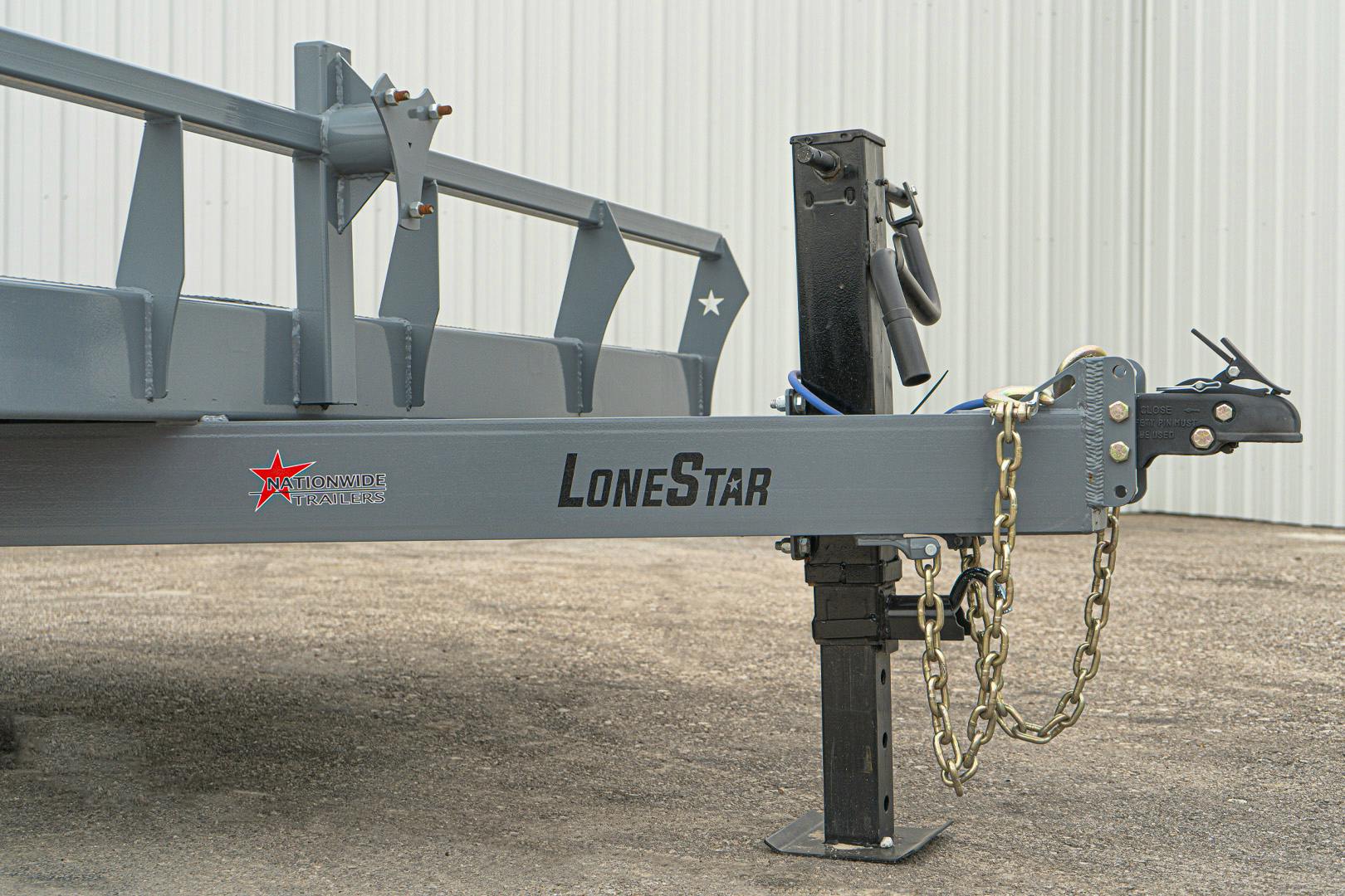 Stock 69659 LoneStar 24ftx102in 14K Superwide Equipment Trailer w