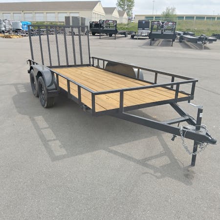 2021 Carry On Trailers USED 14ftx77in Utility Trailer w  4ft Gate