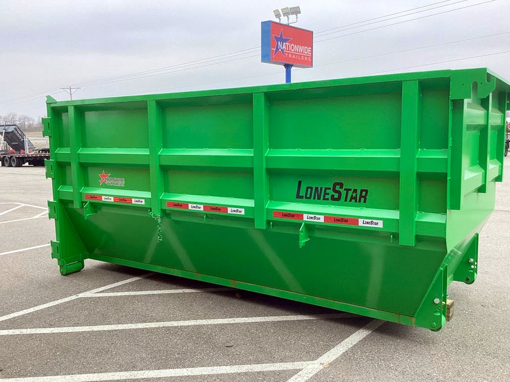 LoneStar 14' 20YD Steel Dumpster Bin w/ 4' Sides - Stock #69870 - Image 2 of 3