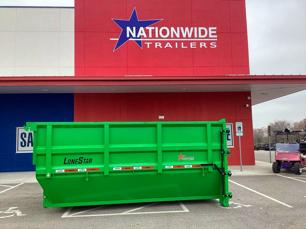 LoneStar 14' 20YD Steel Dumpster Bin w/ 4' Sides - Stock #69870 - Image 3 of 3