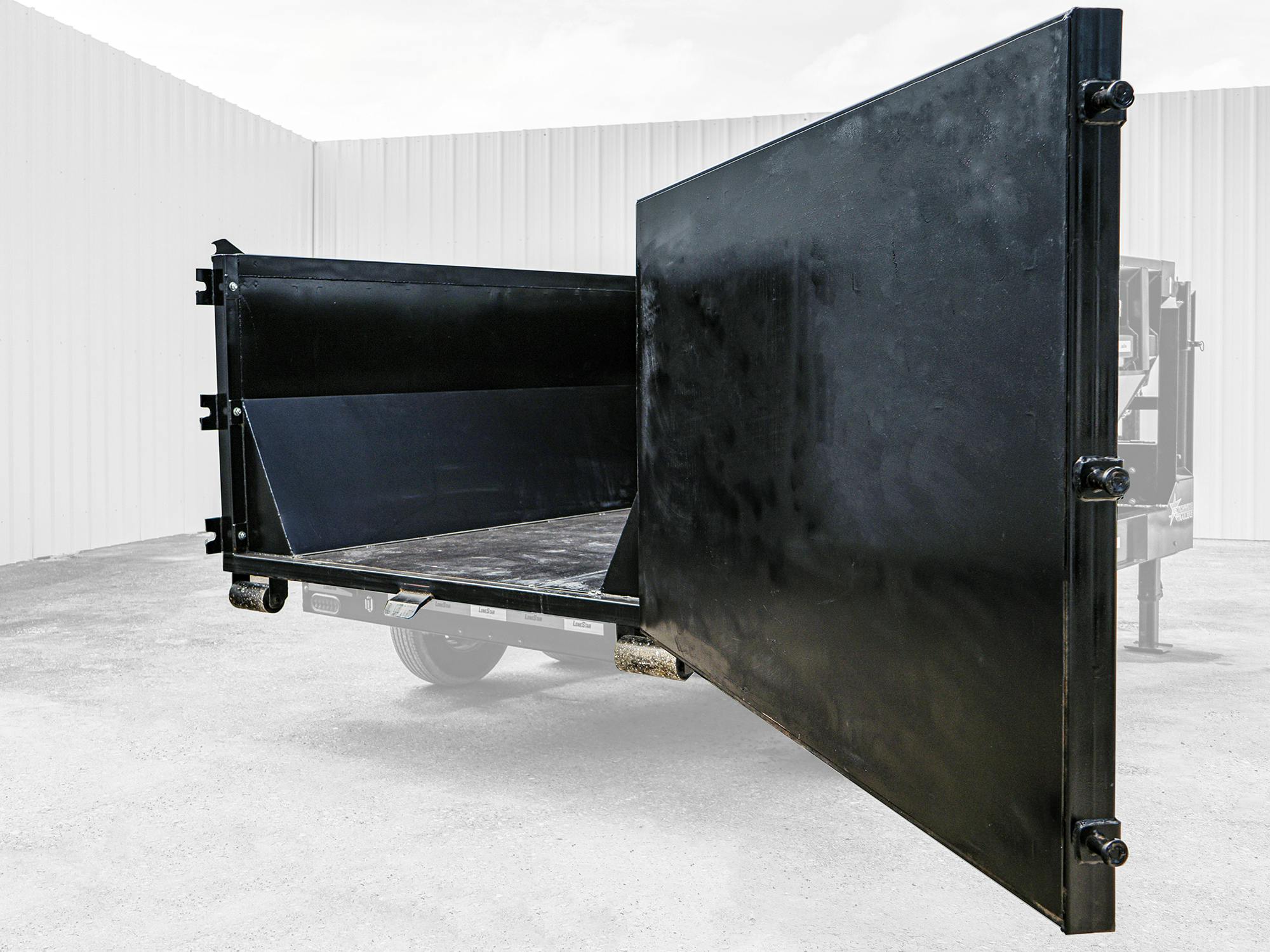 LoneStar 14' 14YD Steel Dumpster Bin w/ 4' Sides - Stock #69870 - Image 2 of 3