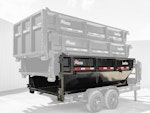 LoneStar 14' 14YD Steel Dumpster Bin w/ 4' Sides Stock #69870 - Thumbnail 3