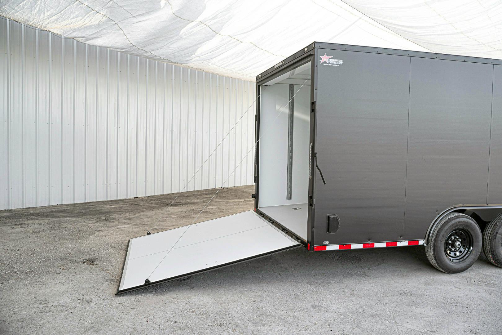 CellTech 8.5'x20' All-Steel Enclosed Cargo Trailer w/ Rear Ramp Door (C2) - Image 14