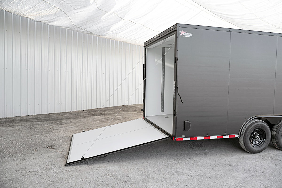 CellTech 8.5'x20' All-Steel Enclosed Cargo Trailer w/ Rear Ramp Door (C2) - Image 14