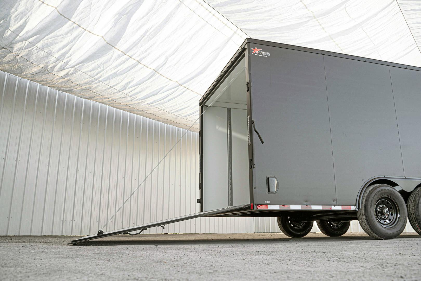 CellTech 8.5'x20' All-Steel Enclosed Cargo Trailer w/ Rear Ramp Door (C2) - Image 18
