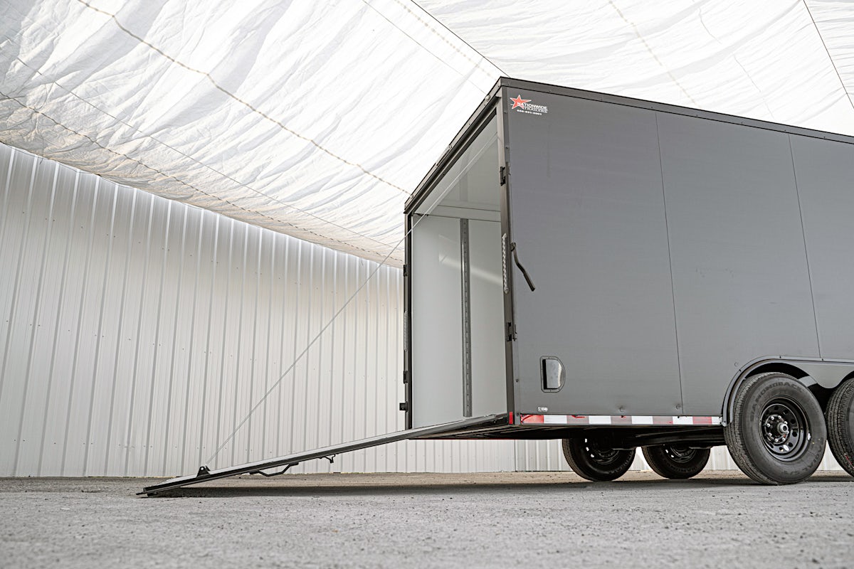CellTech 8.5'x20' All-Steel Enclosed Cargo Trailer w/ Rear Ramp Door (C2) - Image 18