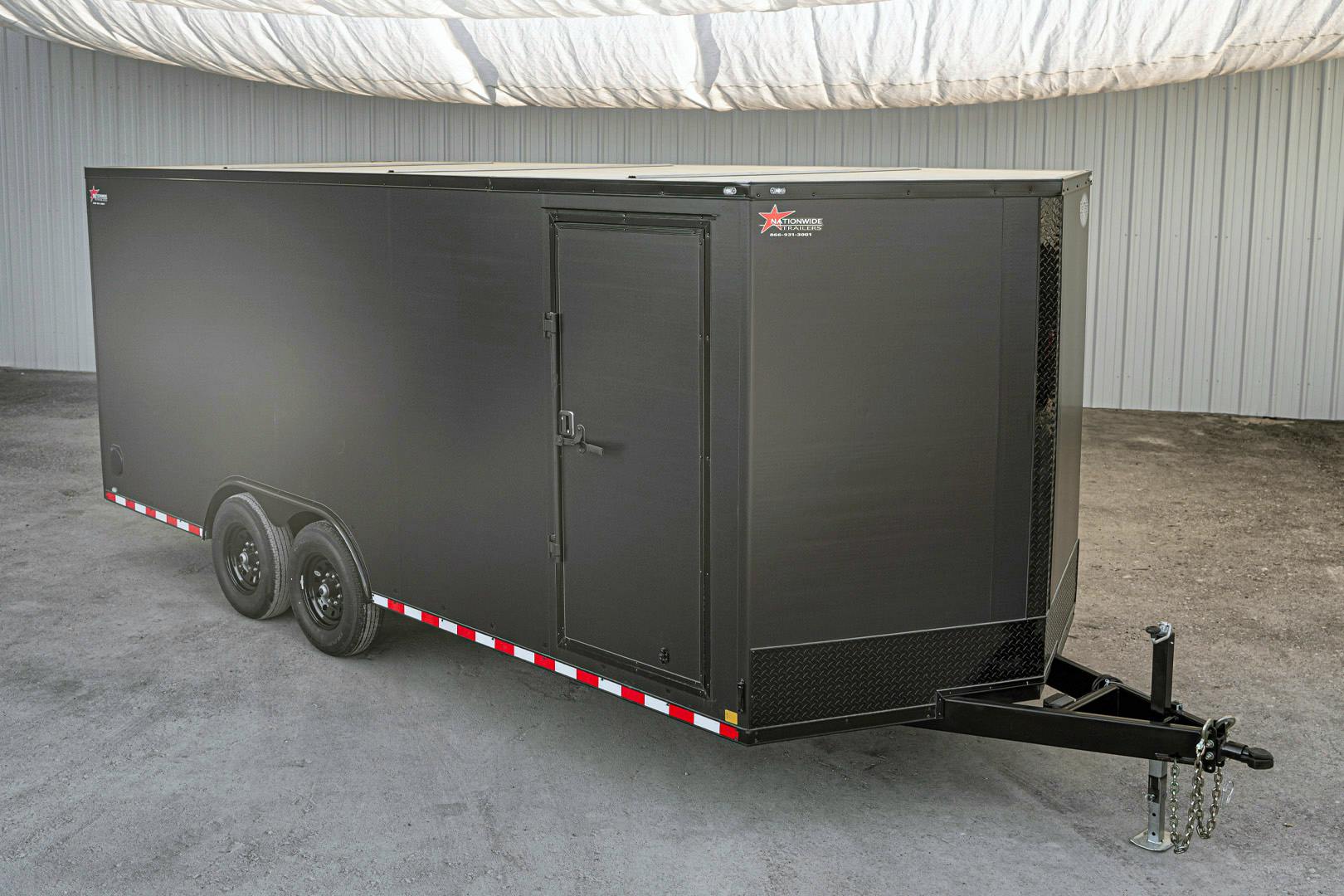 CellTech 8.5'x20' All-Steel Enclosed Cargo Trailer w/ Rear Ramp Door (C2) - Image 2