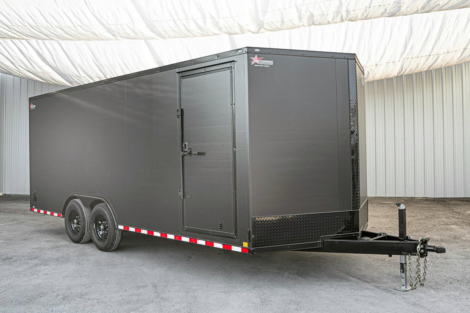 CellTech 8.5'x20' All-Steel Enclosed Cargo Trailer w/ Rear Ramp Door (C2) - Image 3