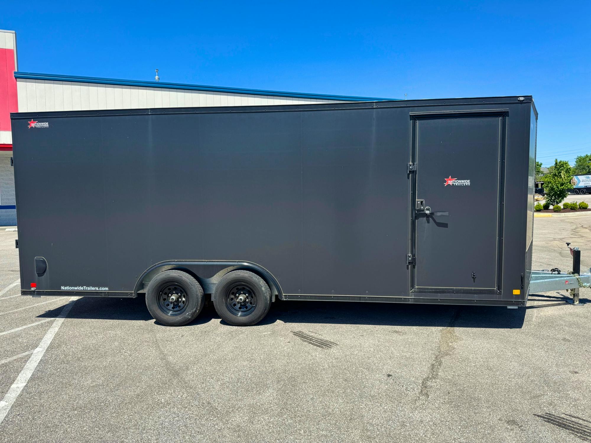 CellTech 8.5'x20' All-Steel Enclosed Cargo Trailer w/ Rear Ramp Door (C2) - Stock #70111 - Image 1 of 6