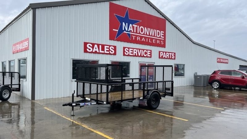 Texas Bragg 12ftx77in Landscape Trailer w  2ft Sides   4ft Gate  L1