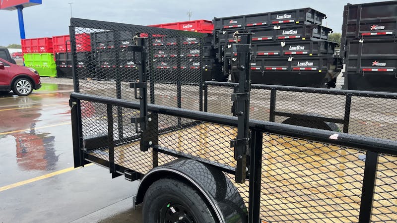 Texas Bragg 12ftx77in Landscape Trailer w  2ft Sides   4ft Gate  L1