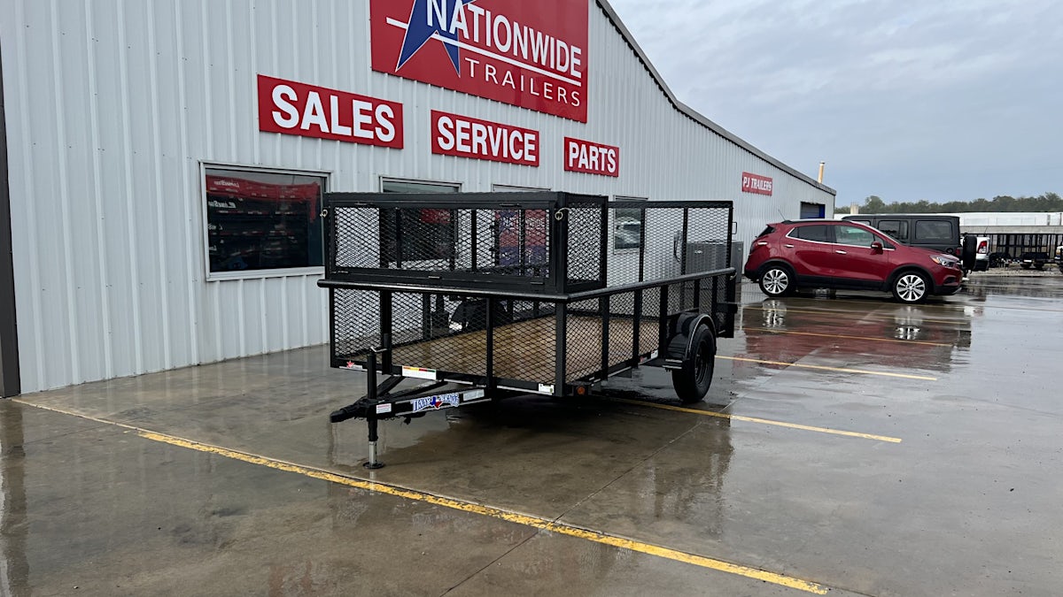 Texas Bragg 12'x77" Landscape Trailer w/ 2' Sides & 4' Gate (L1) - Image 6