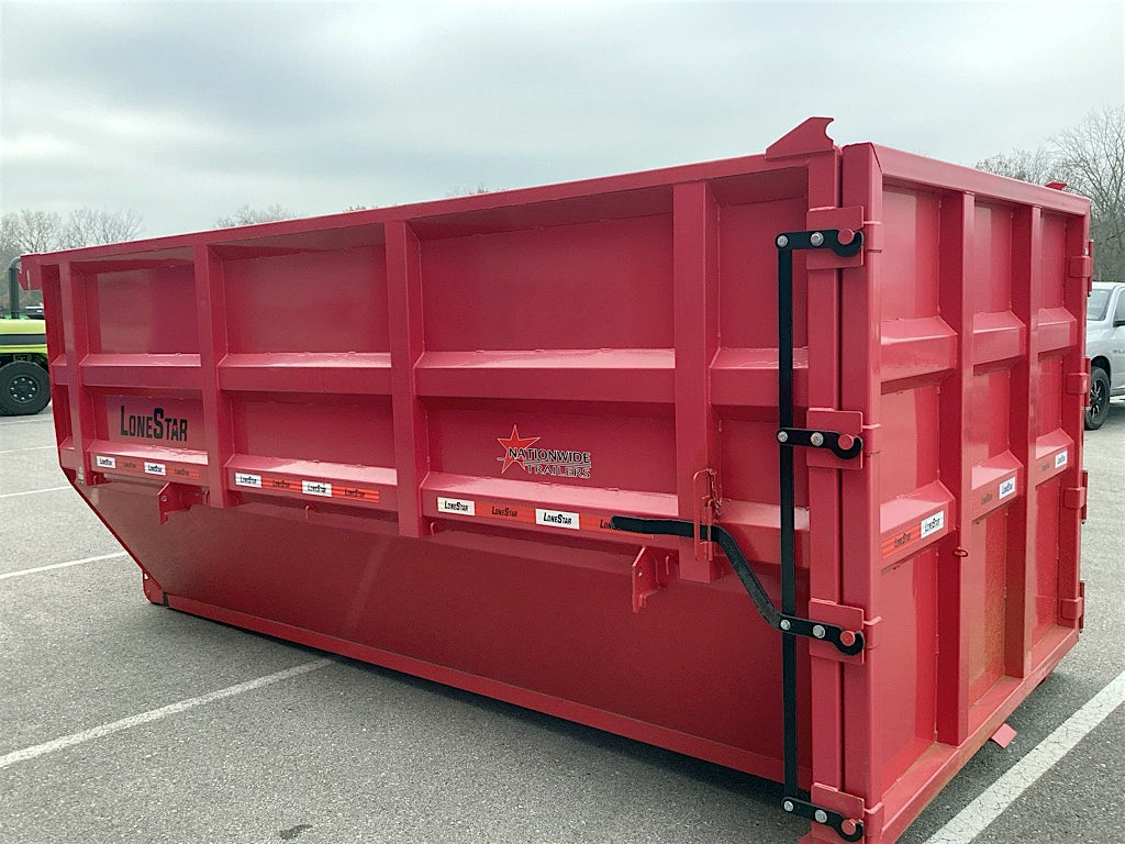 LoneStar 14' 20YD Steel Dumpster Bin w/ 6' Sides - Image 2