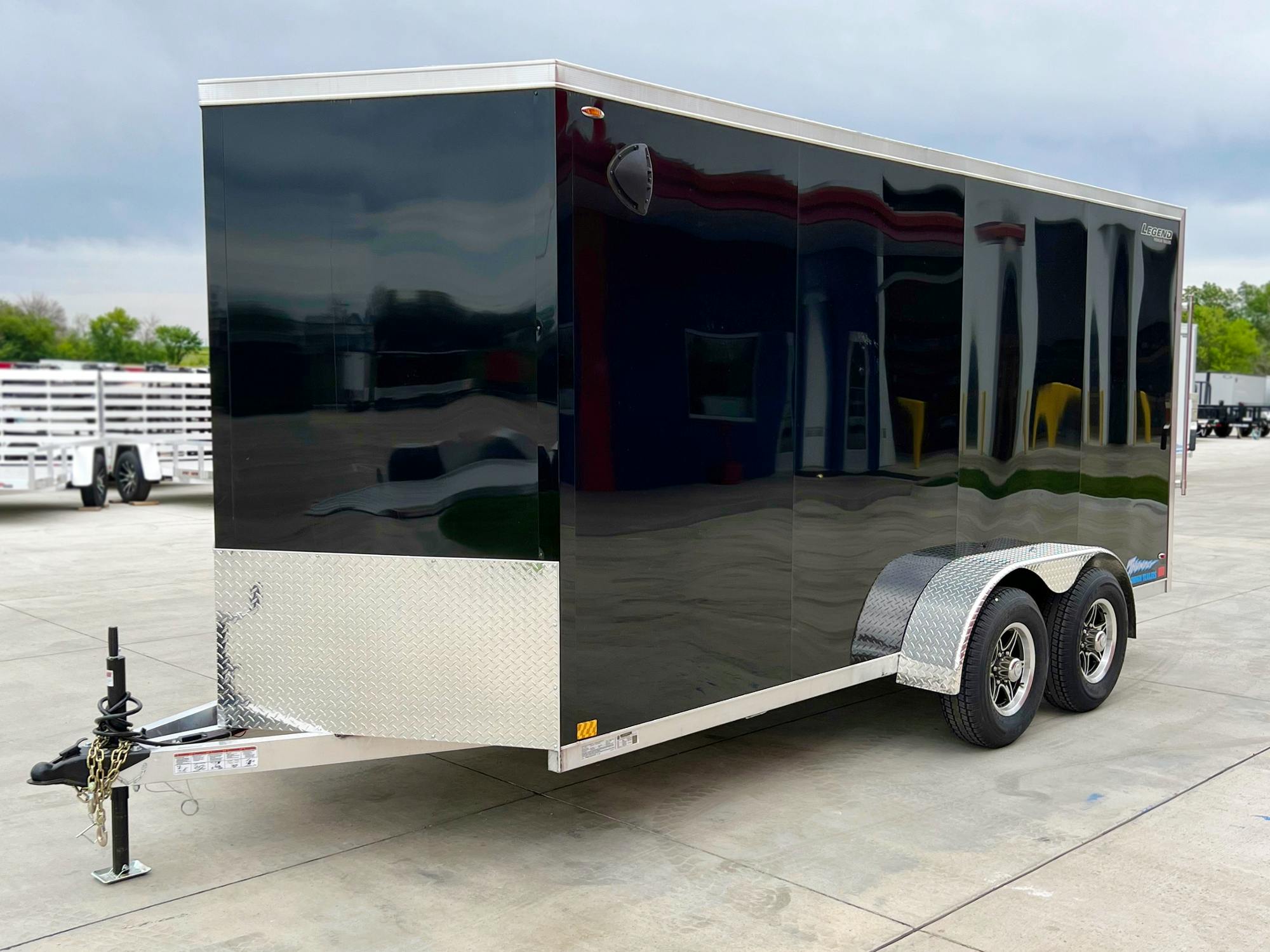 Legend 7'x16' Enclosed Cargo Trailer w/ Rear Ramp Door (C2) - Image 4